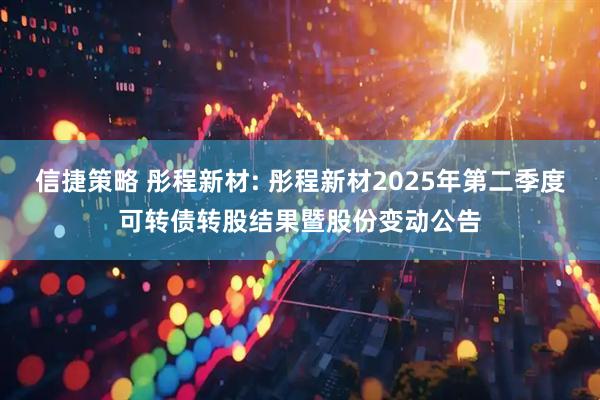 信捷策略 彤程新材: 彤程新材2025年第二季度可转债转股结果暨股份变动公告